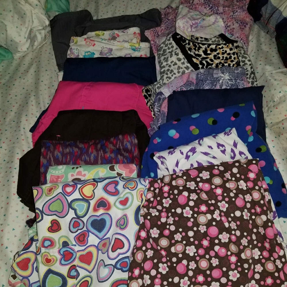 M/l scrub top lot